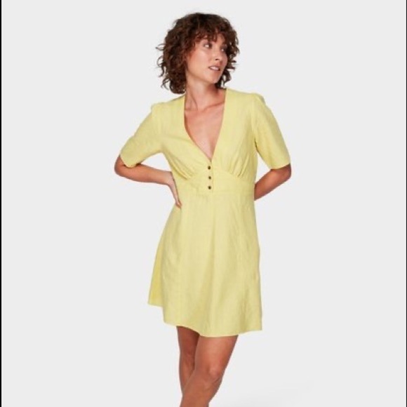 🔆RVCA🔆 LEMON CRANE DRESS - Picture 9 of 14